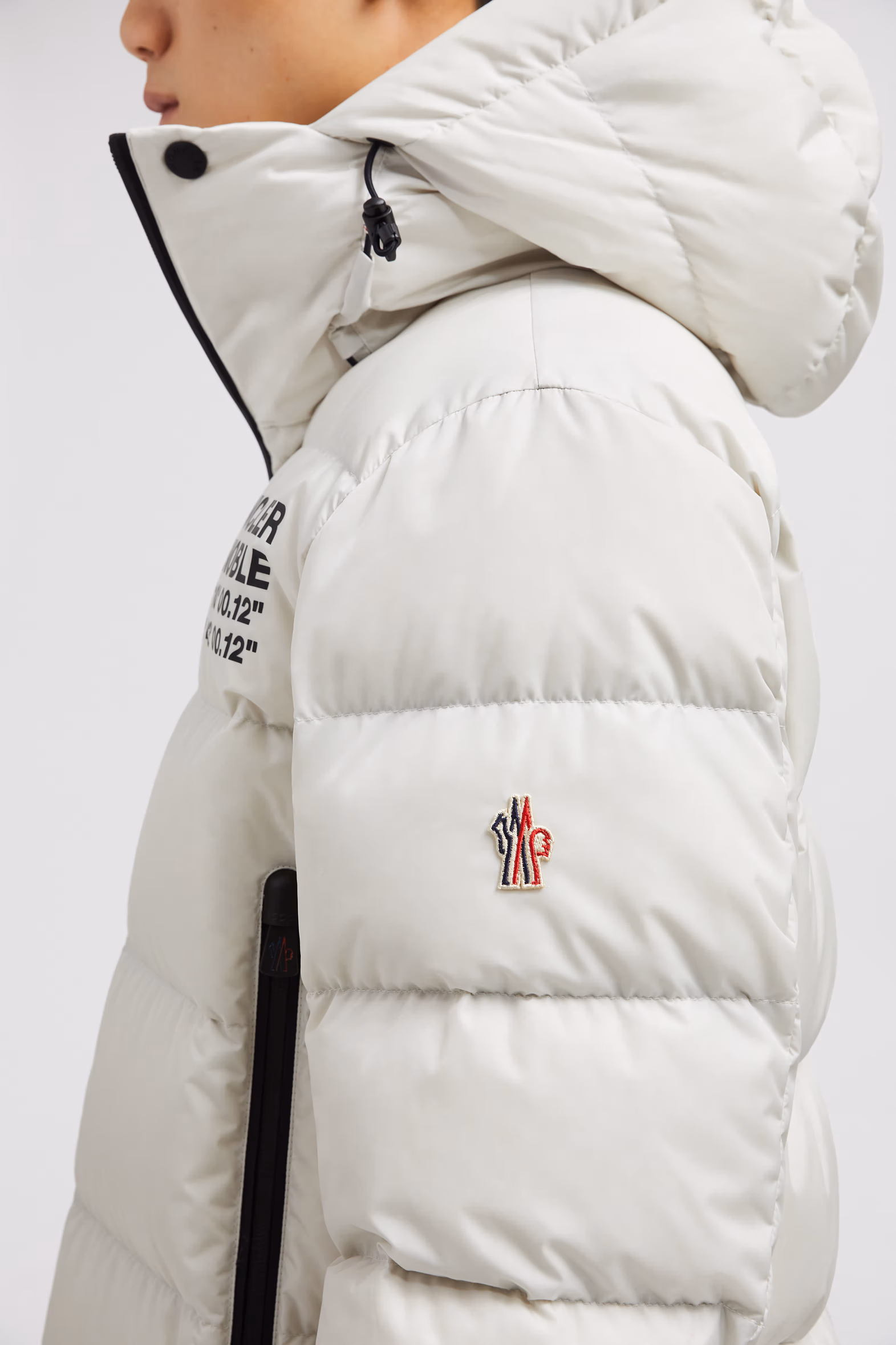 Isorno Hooded Down Ski Jacket Men White Moncler 9